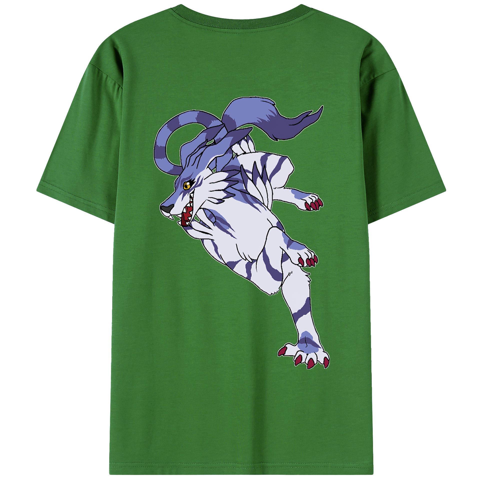 （画像用） Digimon デジタルモンスター/デジモン レディース半袖Tシャツ(バックプリント)